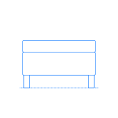 Furniture Ottomans Footstools Krefeld Ottoman Sketch Style Svg Vector, Free Vectors File